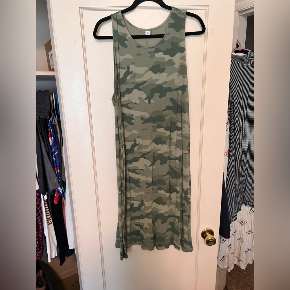Calf length tank dress